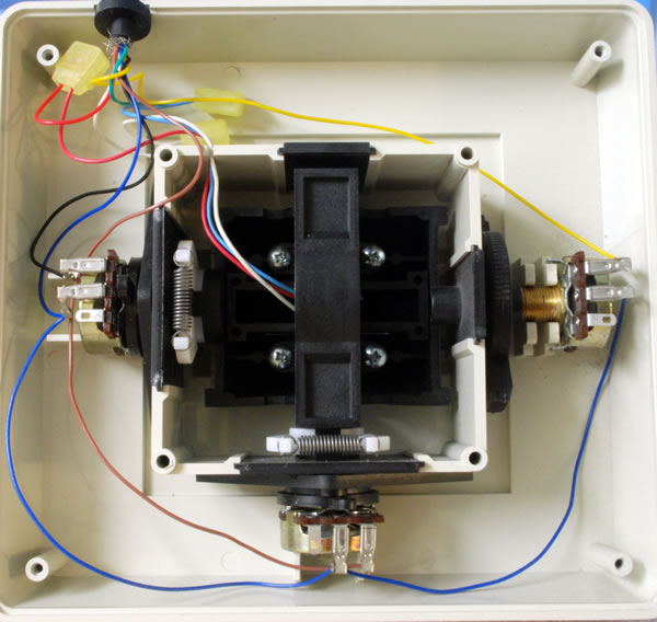 Joystick inside bottom