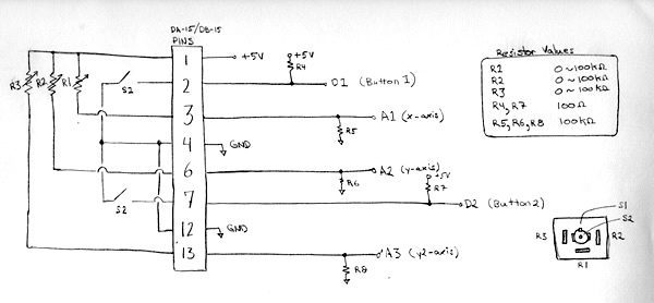 Joystick Schematic